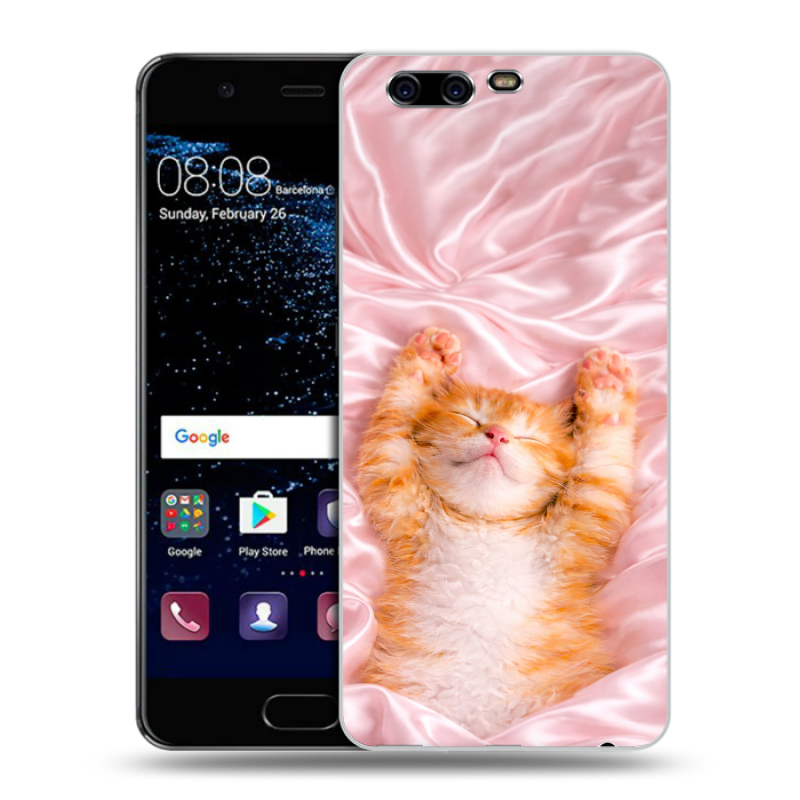 Силиконовый чехол на Huawei P10 с принтом женский Силиконовый чехол на Huawei P10 с принтом женский