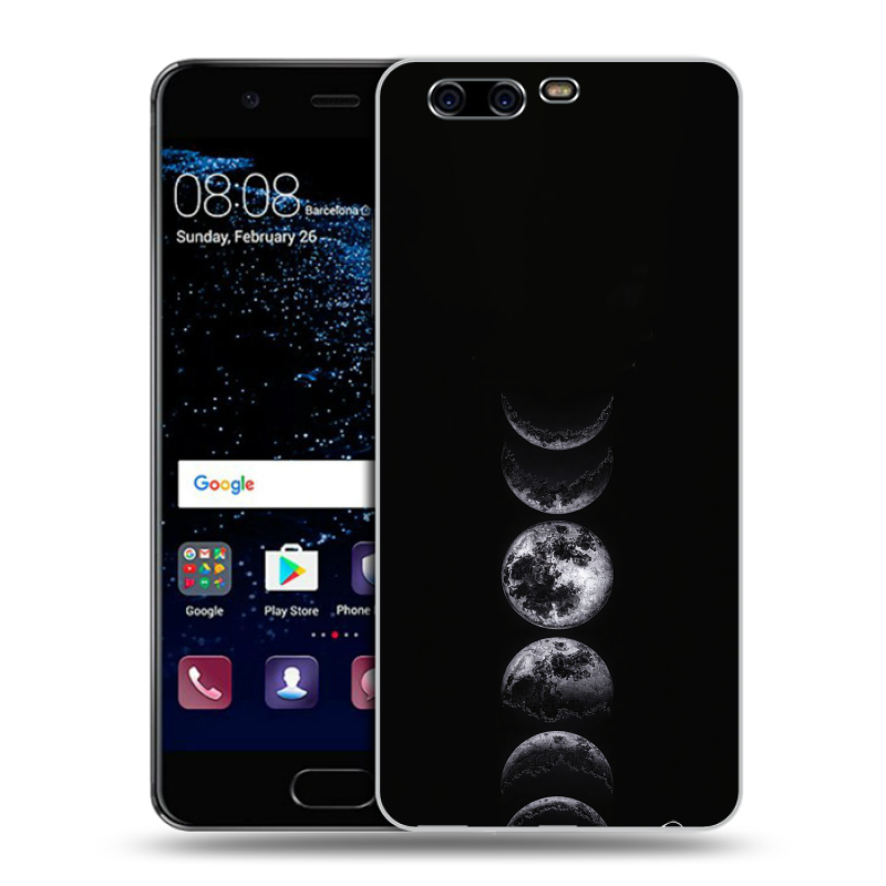 Силиконовый чехол на Huawei P10 с принтом женский Силиконовый чехол на Huawei P10 с принтом женский
