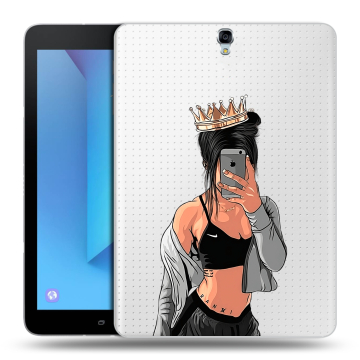 Силиконовый чехол на планшета Samsung Galaxy Tab S3 с принтом Женские принты