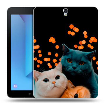 Силиконовый чехол на Samsung Galaxy Tab S3 с принтом Кошки Силиконовый чехол на Samsung Galaxy Tab S3 с принтом Кошки
