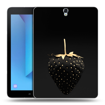 Силиконовый чехол на Samsung Galaxy Tab S3 с принтом Черная клубника Силиконовый чехол на Samsung Galaxy Tab S3 с принтом Черная клубника
