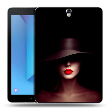 Силиконовый чехол на Samsung Galaxy Tab S3 с принтом Девушка в шляпе Силиконовый чехол на Samsung Galaxy Tab S3 с принтом Девушка в шляпе