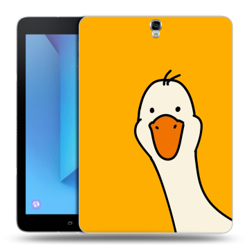Силиконовый чехол на Samsung Galaxy Tab S3 с принтом Утка Силиконовый чехол на Samsung Galaxy Tab S3 с принтом Утка