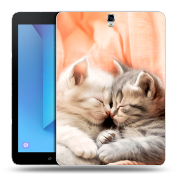 Силиконовый чехол на Samsung Galaxy Tab S3 с принтом Котята Силиконовый чехол на Samsung Galaxy Tab S3 с принтом Котята