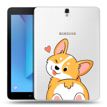 Силиконовый чехол на Samsung Galaxy Tab S3 с принтом Корги Силиконовый чехол на Samsung Galaxy Tab S3 с принтом Корги