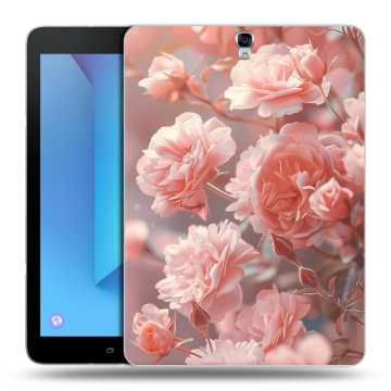Силиконовый чехол на Samsung Galaxy Tab S3 с принтом Розовые розы Силиконовый чехол на Samsung Galaxy Tab S3 с принтом Розовые розы