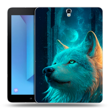 Силиконовый чехол на Samsung Galaxy Tab S3 с принтом бабочки саккура Силиконовый чехол на Samsung Galaxy Tab S3 с принтом бабочки саккура