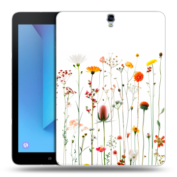 Силиконовый чехол на Samsung Galaxy Tab S3 с принтом цветы Силиконовый чехол на Samsung Galaxy Tab S3 с принтом цветы