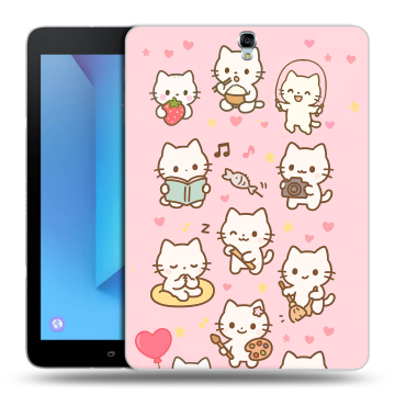 Силиконовый чехол на Samsung Galaxy Tab S3 с принтом Hello Kitty Хелоу Кити Силиконовый чехол на Samsung Galaxy Tab S3 с принтом Hello Kitty Хелоу Кити