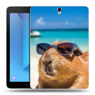 Силиконовый чехол на Samsung Galaxy Tab S3 с принтом Капибара Силиконовый чехол на Samsung Galaxy Tab S3 с принтом Капибара