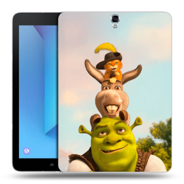 Силиконовый чехол на Samsung Galaxy Tab S3 с принтом Шрек Shrek