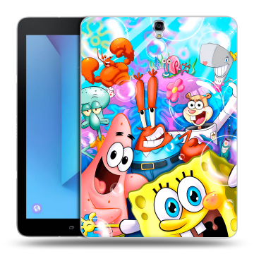 Силиконовый чехол на Samsung Galaxy Tab S3 с принтом спанчбоб спанч боб Силиконовый чехол на Samsung Galaxy Tab S3 с принтом спанчбоб спанч боб