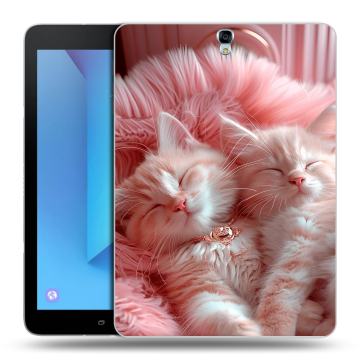 Силиконовый чехол на Samsung Galaxy Tab S3 с принтом котята котики