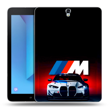 Силиконовый чехол на Samsung Galaxy Tab S3 с принтом БМВ BMW