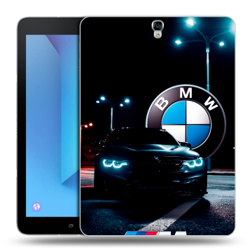Силиконовый чехол на Samsung Galaxy Tab S3 с принтом БМВ BMW