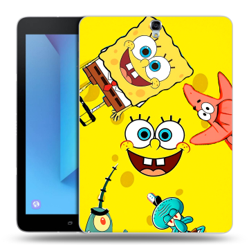 Силиконовый чехол на Samsung Galaxy Tab S3 с принтом Спанч боб Спанчбоб Силиконовый чехол на Samsung Galaxy Tab S3 с принтом Спанч боб Спанчбоб