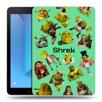 Силиконовый чехол на Samsung Galaxy Tab S3 с принтом Шрек Shrek