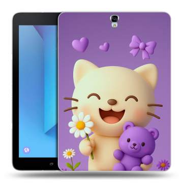 Силиконовый чехол на Samsung Galaxy Tab S3 с принтом для девочек