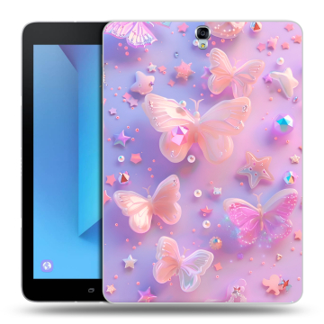 Силиконовый чехол на Samsung Galaxy Tab S3 с принтом Бабочки Силиконовый чехол на Samsung Galaxy Tab S3 с принтом Бабочки