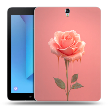 Силиконовый чехол на Samsung Galaxy Tab S3 с принтом Розовая роза