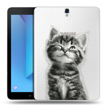 Силиконовый чехол на Samsung Galaxy Tab S3 с принтом Котенок