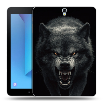 Силиконовый чехол на Samsung Galaxy Tab S3 с принтом Волк Силиконовый чехол на Samsung Galaxy Tab S3 с принтом Волк