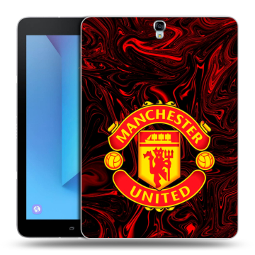 Силиконовый чехол на Samsung Galaxy Tab S3 с принтом Manchester United