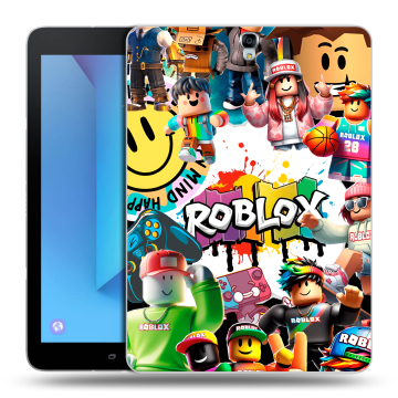 Силиконовый чехол на Samsung Galaxy Tab S3 с принтом Roblox Роблокс
