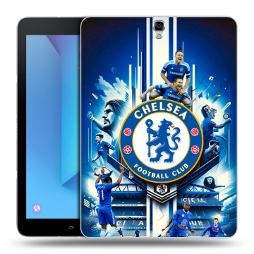 Силиконовый чехол на Samsung Galaxy Tab S3 с принтом Chelsea Челси
