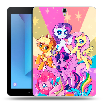 Силиконовый чехол на Samsung Galaxy Tab S3 с принтом My little pony Дружба чудо Силиконовый чехол на Samsung Galaxy Tab S3 с принтом My little pony Дружба чудо