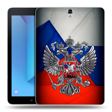 Силиконовый чехол на Samsung Galaxy Tab S3 с принтом Флаг России Силиконовый чехол на Samsung Galaxy Tab S3 с принтом Флаг России