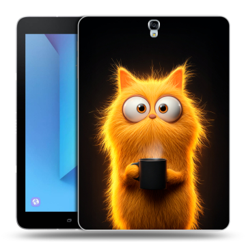 Силиконовый чехол на Samsung Galaxy Tab S3 с принтом Смешной кот Силиконовый чехол на Samsung Galaxy Tab S3 с принтом Смешной кот