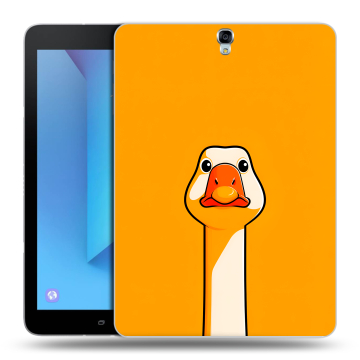 Силиконовый чехол на Samsung Galaxy Tab S3 с принтом Смешная утка