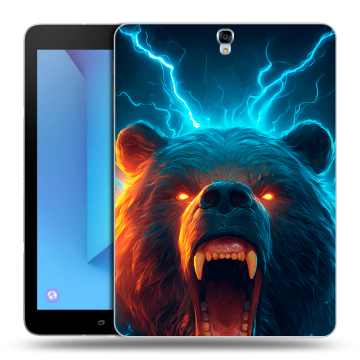 Силиконовый чехол на Samsung Galaxy Tab S3 с принтом Медведь
