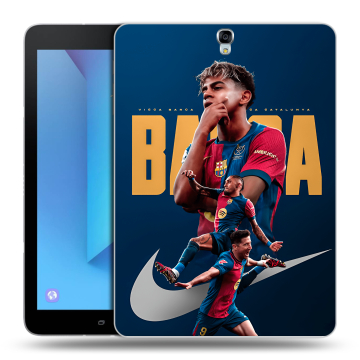 Силиконовый чехол на Samsung Galaxy Tab S3 с принтом Барселона Barca Yamal Силиконовый чехол на Samsung Galaxy Tab S3 с принтом Барселона Barca Yamal