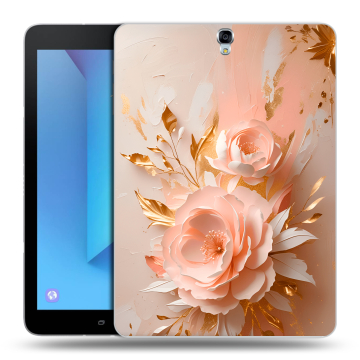 Силиконовый чехол на Samsung Galaxy Tab S3 с принтом женский