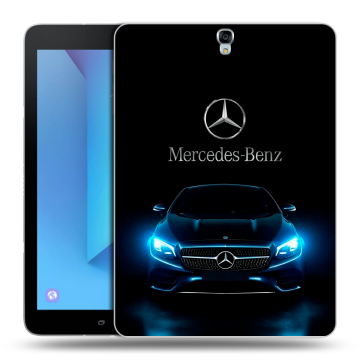 Силиконовый чехол на Samsung Galaxy Tab S3 с принтом Mercedes Мерседес Силиконовый чехол на Samsung Galaxy Tab S3 с принтом Mercedes Мерседес