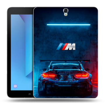Силиконовый чехол на Samsung Galaxy Tab S3 с принтом BMW БМВ Силиконовый чехол на Samsung Galaxy Tab S3 с принтом BMW БМВ