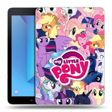 Силиконовый чехол на Samsung Galaxy Tab S3 с принтом My little pony Дружба чудо