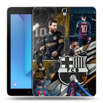 Силиконовый чехол на Samsung Galaxy Tab S3 с принтом Messi Barcelona Силиконовый чехол на Samsung Galaxy Tab S3 с принтом Messi Barcelona