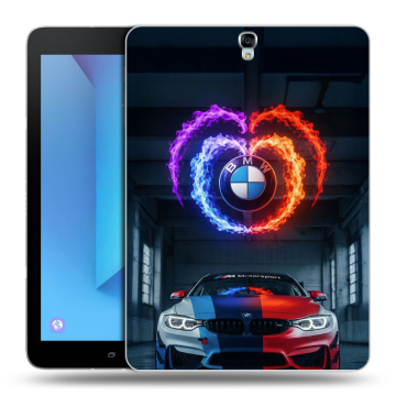 Силиконовый чехол на Samsung Galaxy Tab S3 с принтом BMW БМВ Силиконовый чехол на Samsung Galaxy Tab S3 с принтом BMW БМВ