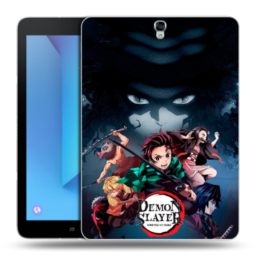 Силиконовый чехол на Samsung Galaxy Tab S3 с принтом Demon Slayer Клинок рассекающий демонов Силиконовый чехол на Samsung Galaxy Tab S3 с принтом Demon Slayer Клинок рассекающий демонов