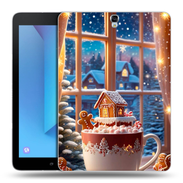 Силиконовый чехол на Samsung Galaxy Tab S3 с принтом Новый год