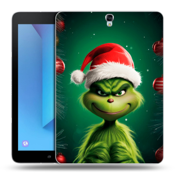 Силиконовый чехол на Samsung Galaxy Tab S3 с принтом Гринч Новый год Рождество