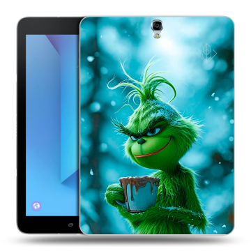 Силиконовый чехол на Samsung Galaxy Tab S3 с принтом Новый год гринч