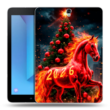 Силиконовый чехол на Samsung Galaxy Tab S3 с принтом Новый год