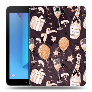 Силиконовый чехол на Samsung Galaxy Tab S3 с принтом Новый год