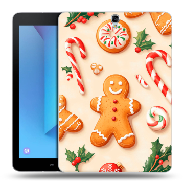 Силиконовый чехол на Samsung Galaxy Tab S3 с принтом Новый год