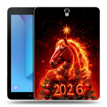 Силиконовый чехол на Samsung Galaxy Tab S3 с принтом Новый год