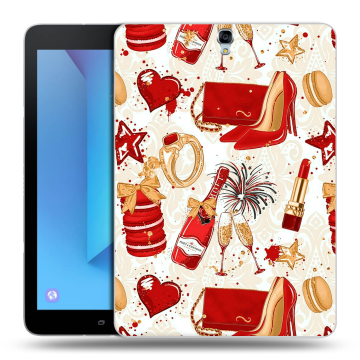 Силиконовый чехол на Samsung Galaxy Tab S3 с принтом Новый год